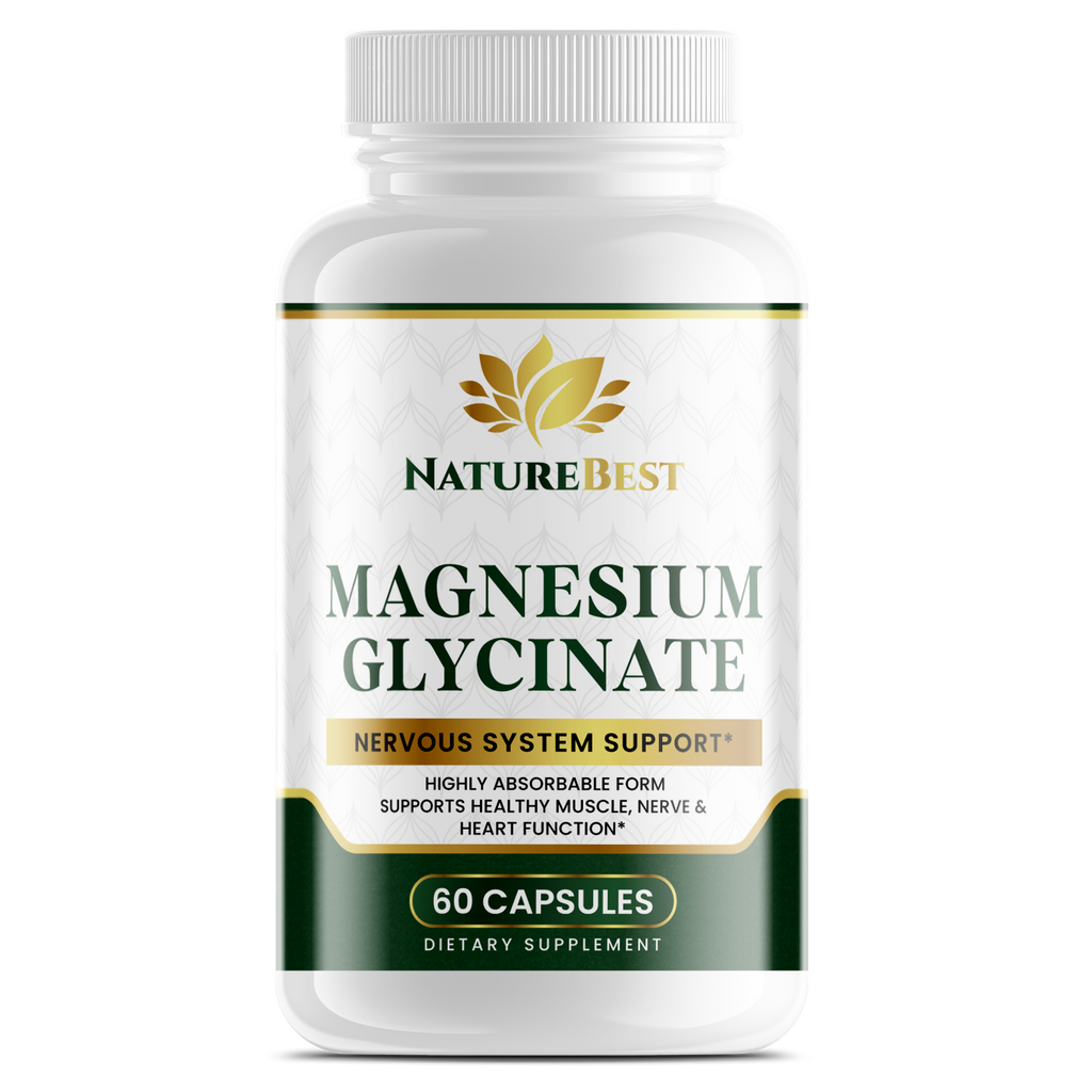 Magnesium Glycinate by NatureBest highly absorbable magnesium supplement