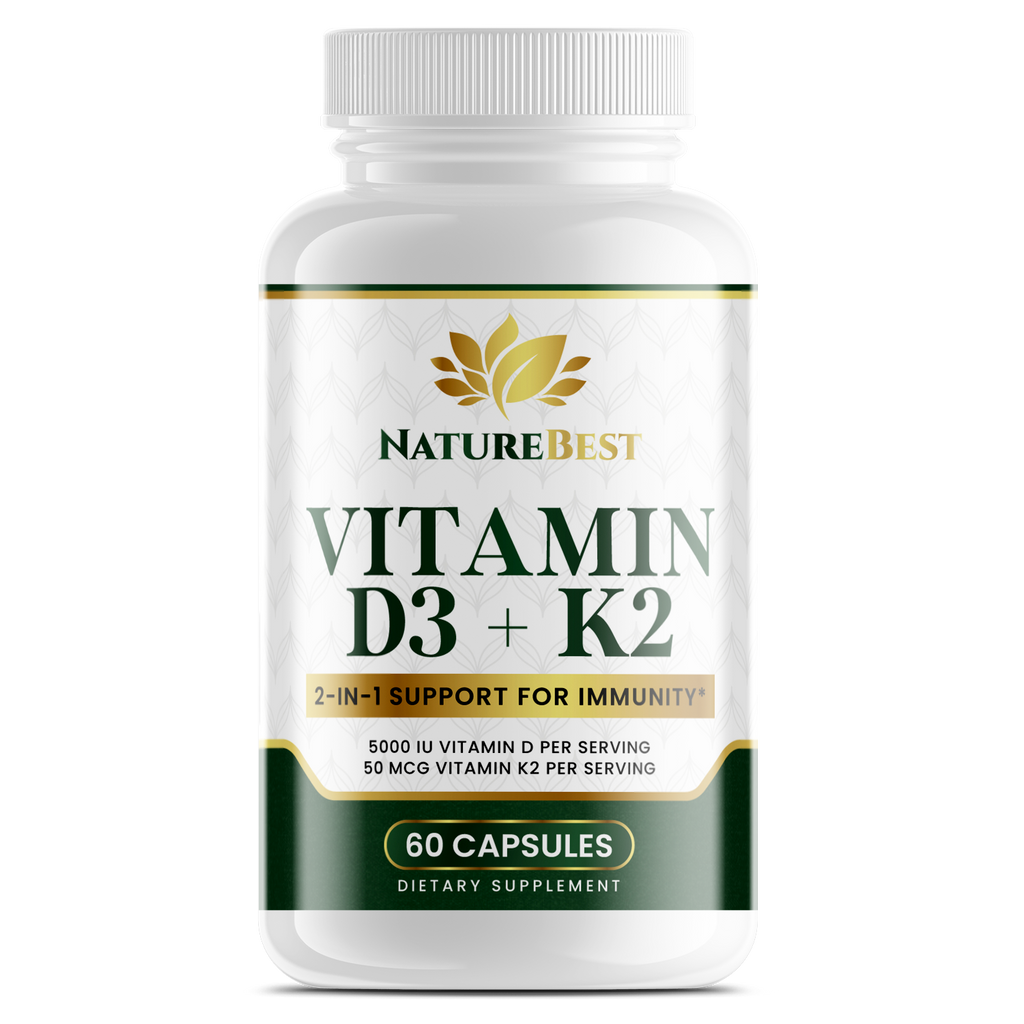 Vitamin D3 plus K2 high strength by NatureBest Australia
